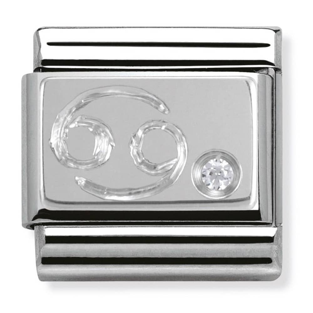 NOMINATION Charm CZ Cancer Charm 330302-04