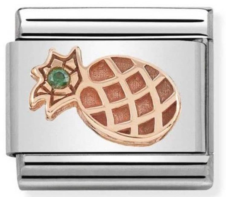 NOMINATION Rose Gold CZ Pineapple Charm 430305-30