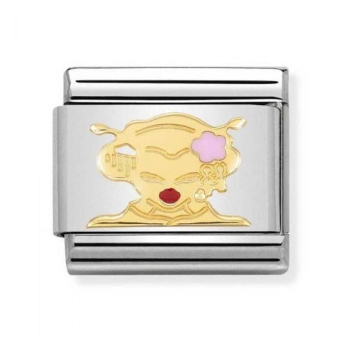 NOMINATION Enamel Gold Geisha Charm 030285-47