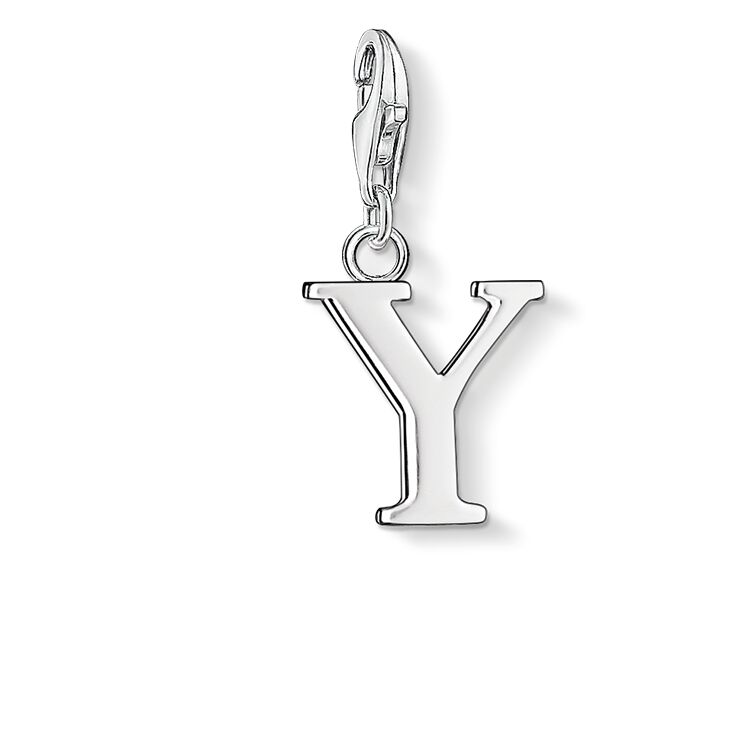 Thomas Sabo Silver Letter Y Charm 0199-001-12