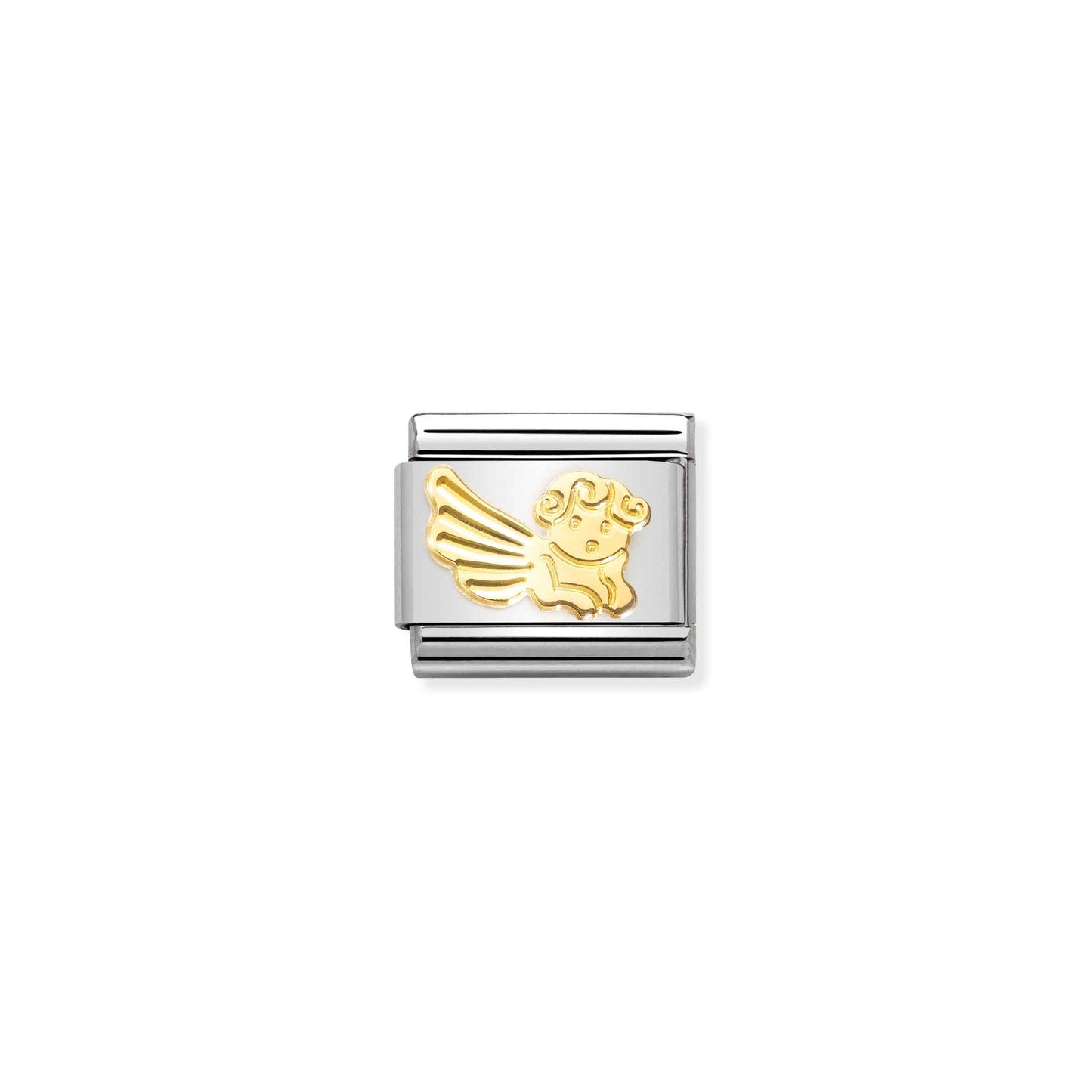 NOMINATION 18k Gold Diamond Coated Angel 030149-46