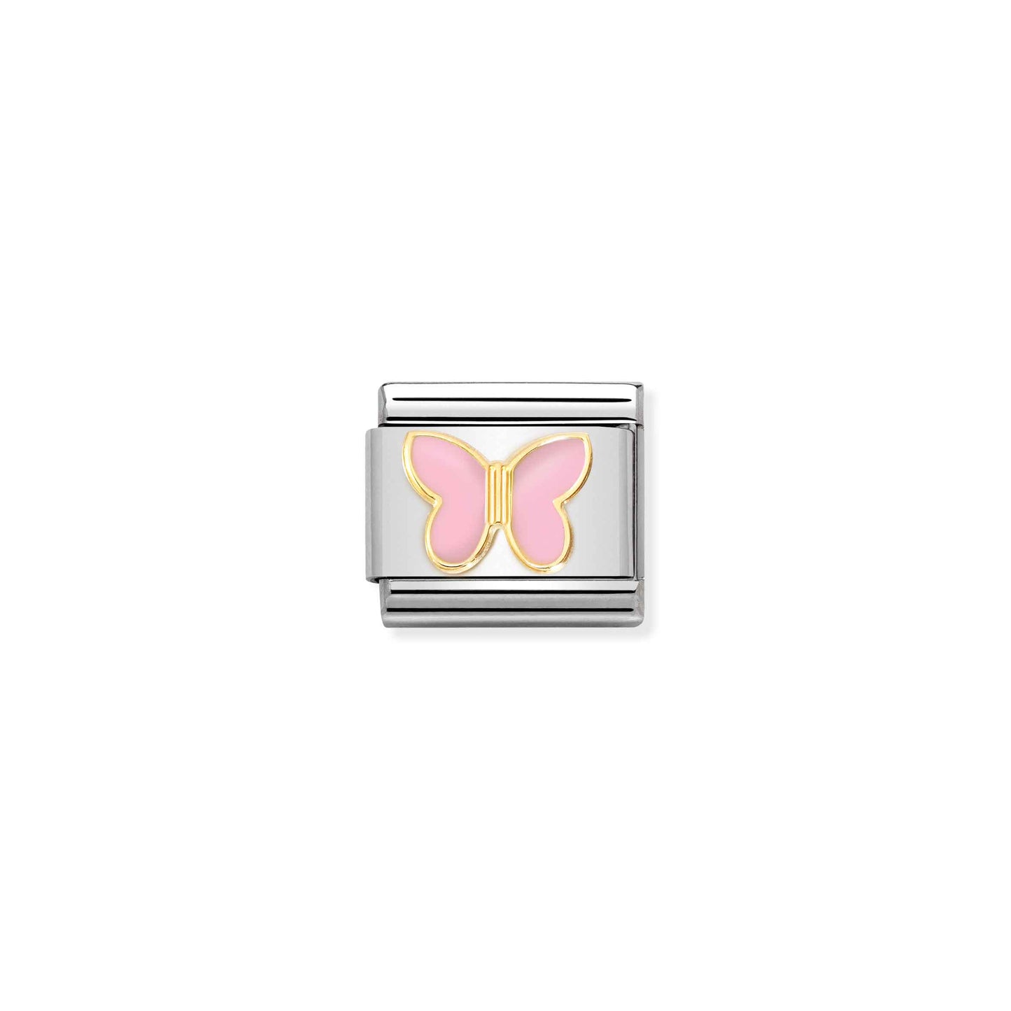 NOMINATION Gold Pink Butterfly 030285-59