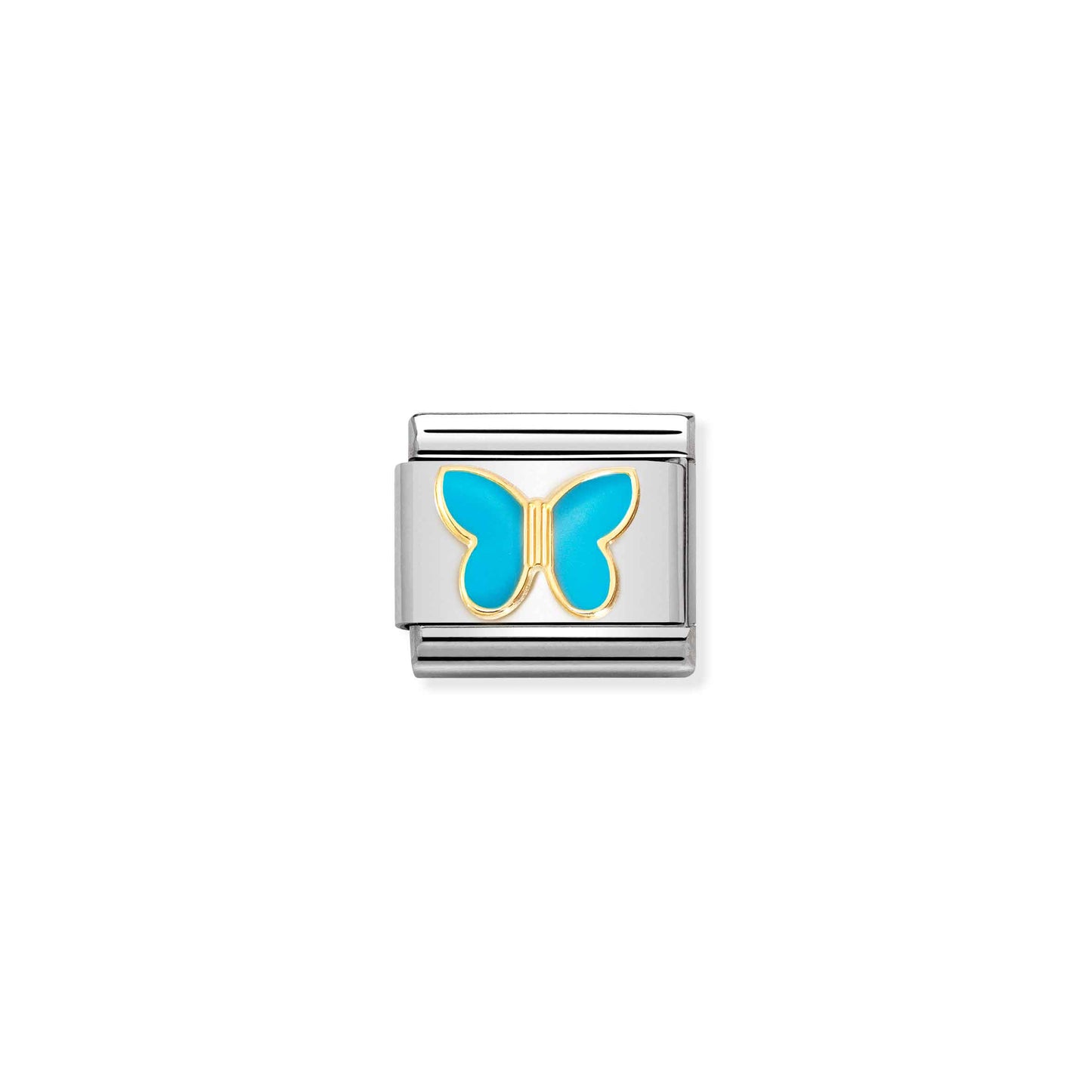 NOMINATION Gold Turquoise Butterfly 030285-63