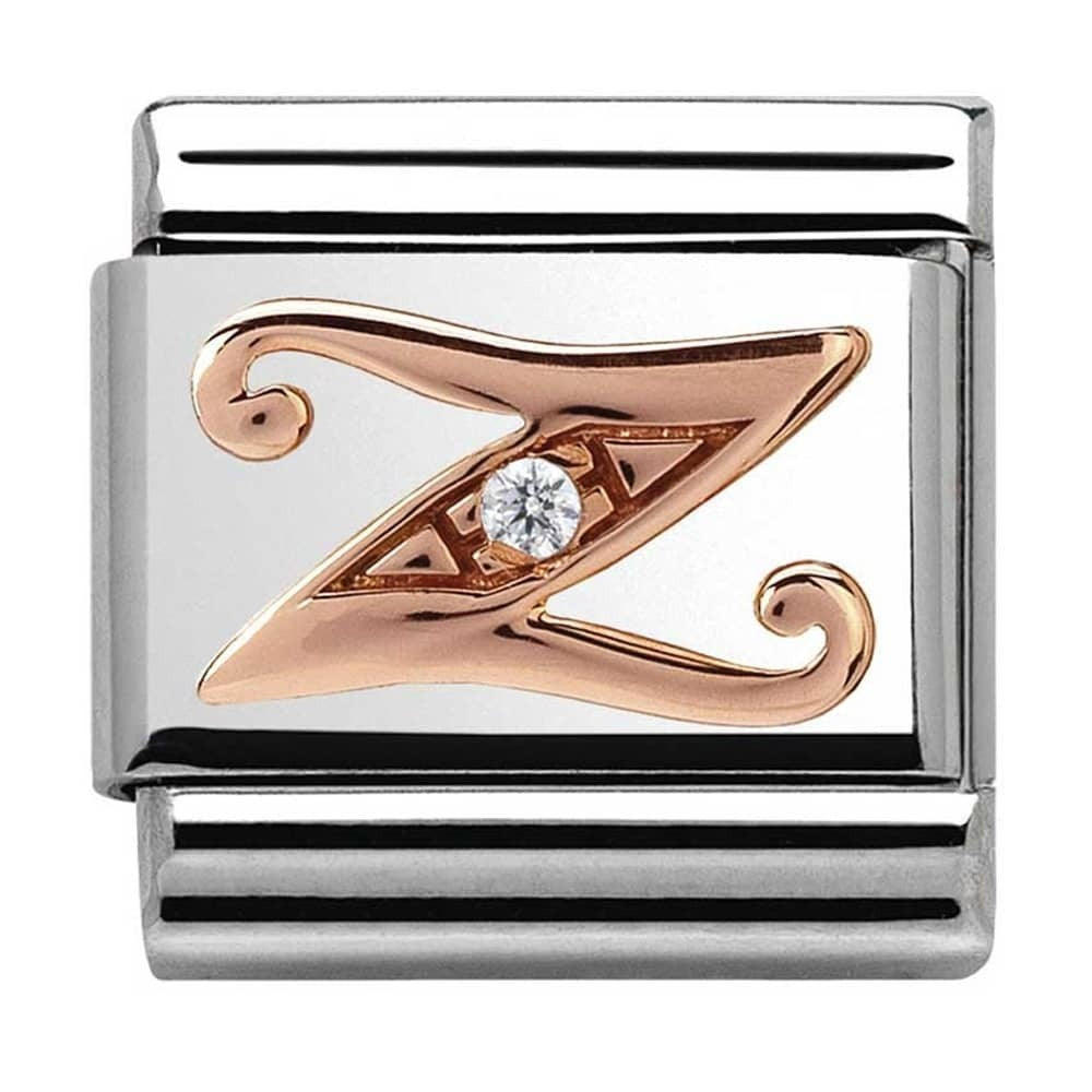 NOMINATION CZ Letter Z Charm 330310-26