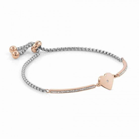 NOMINATION Milleluci R/G Heart rich version Bracelet 028005-022