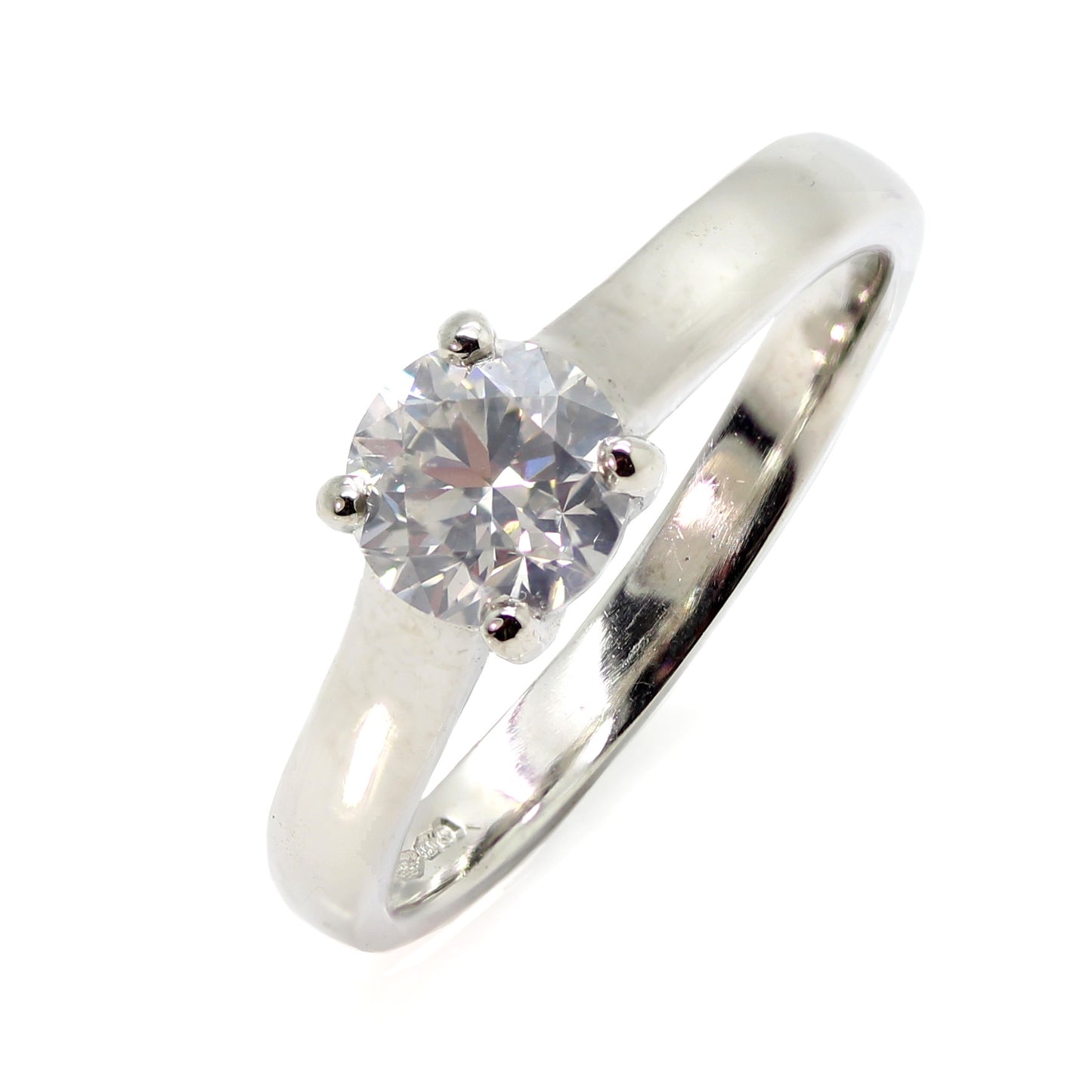 Platinum Solitaire Diamond Ring ASM1493