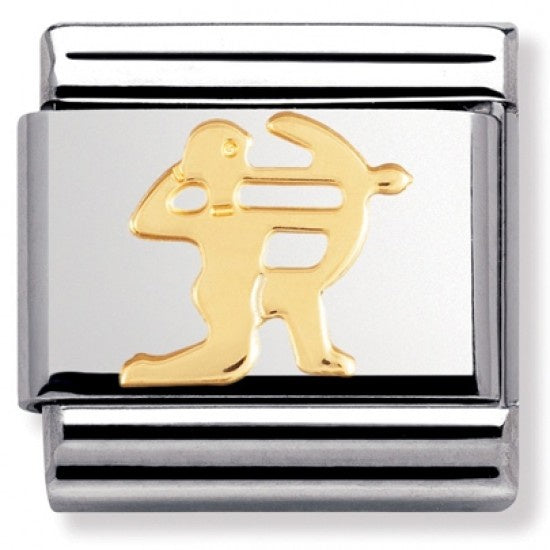 NOMINATION Gold Sagittarius Charm 030104-09