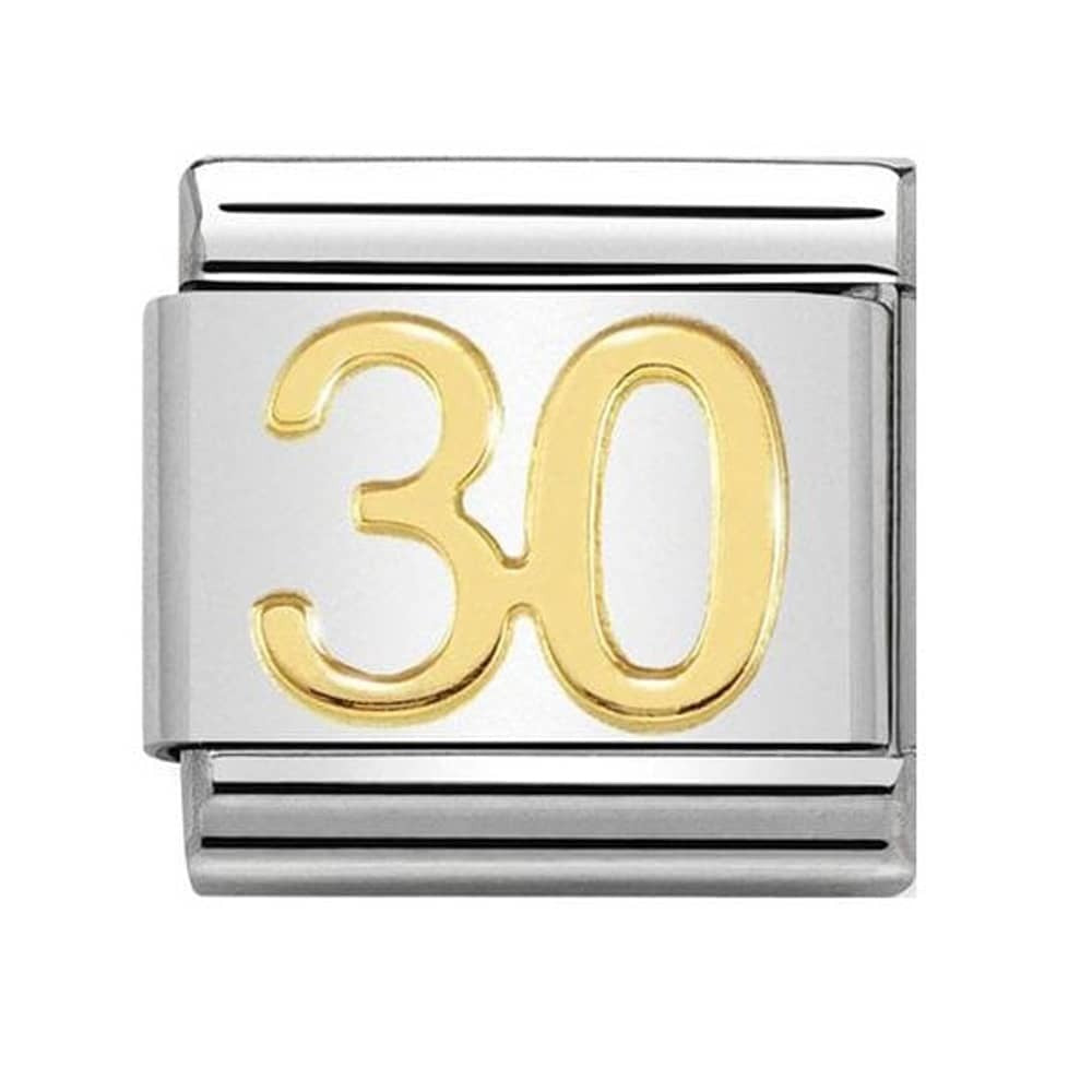 NOMINATION Gold 30 Charm 030109-40