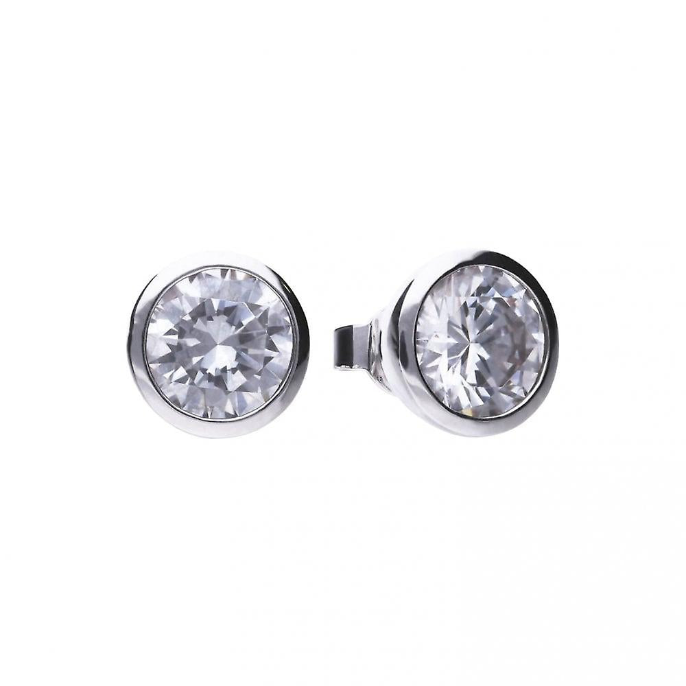 Diamonfire Rubover 4ct CZ Earrings