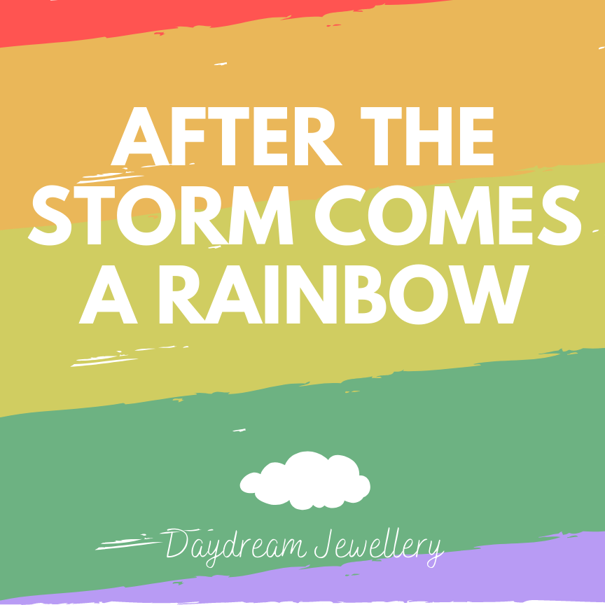 Daydream Sterling Silver Rainbow Necklace