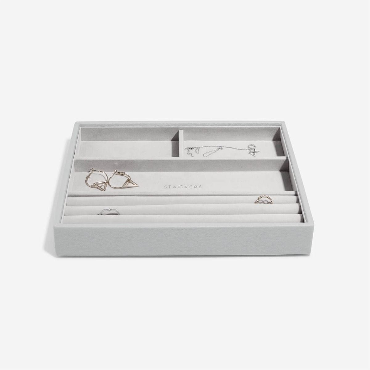 Stackers Pebble Grey Classic Ring & Bracelet Layer 74492