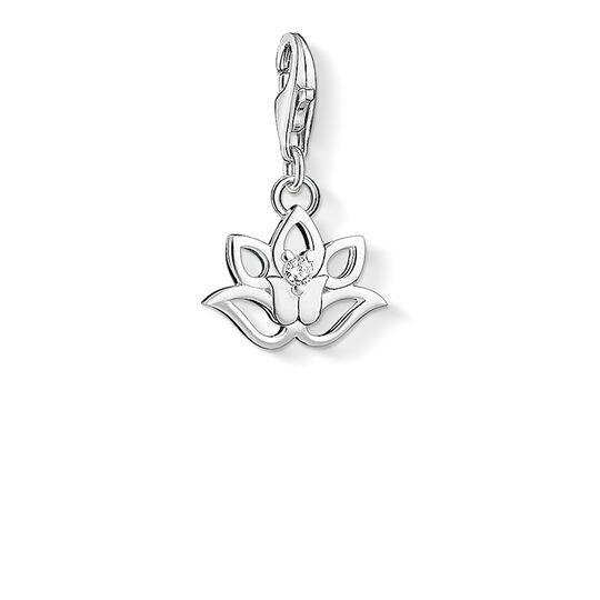 Thomas Sabo Silver Lotus Charm 1300-051-14