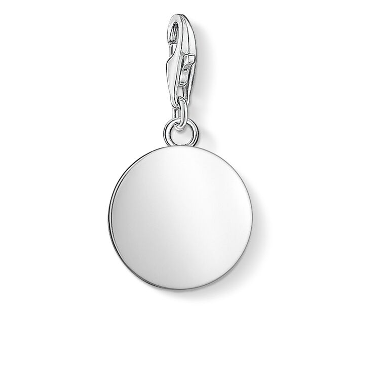 Thomas Sabo Silver Round Disc Charm 1428-001-21