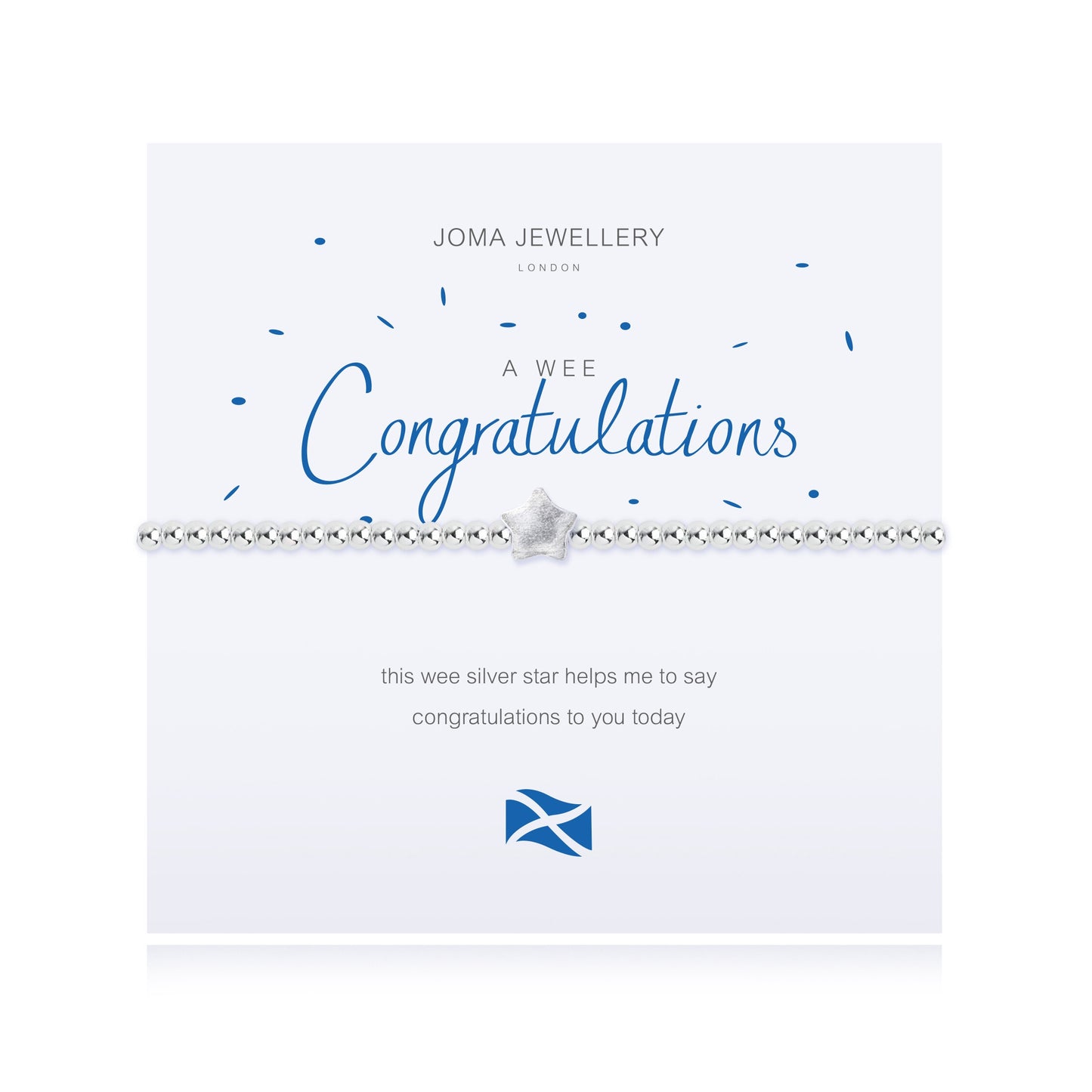 Joma Jewellery A Wee 'Congratulations' Bracelet 1511