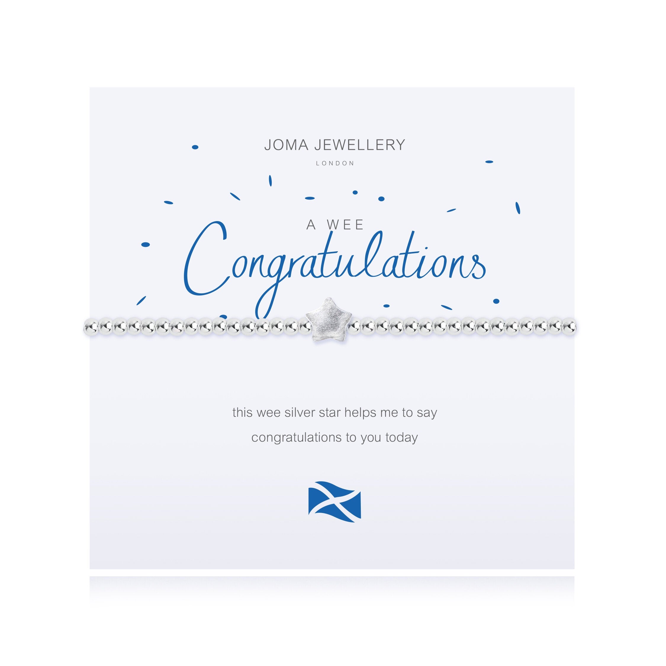 Joma Jewellery A Wee 'Congratulations' Bracelet 1511