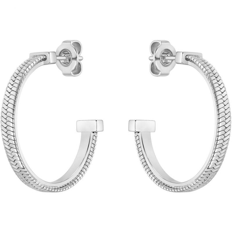 BOSS Ladies Zia Stainless Steel Hoop Earrings 1580482