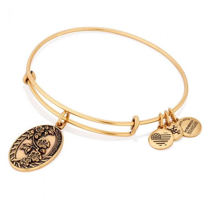 ALEX AND ANI Grandaughter Charm Bangle A16EB63RG