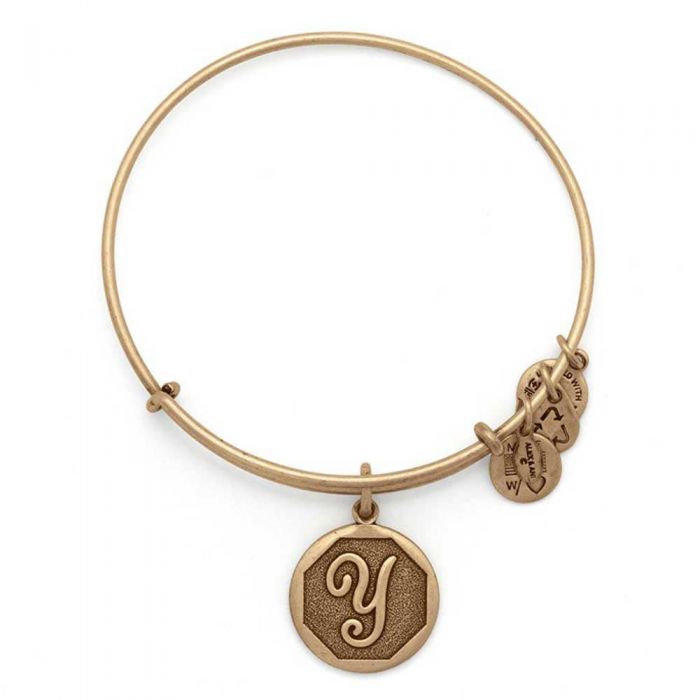 ALEX AND ANI Initial 'Y' Charm Bangle A13EB14YG