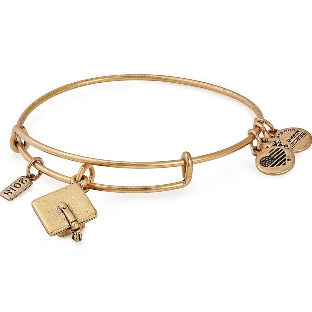 ALEX AND ANI Rafaelian Gold Graduation Cap Bangle A18EBGCRG