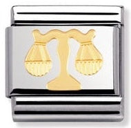 NOMINATION Gold Libra Charm 030104-07