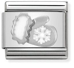 NOMINATION Enamel Glove Snowflake Charm 330204-03