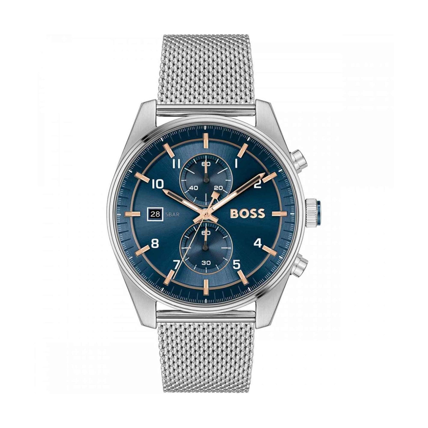BOSS Gents Skytraveller Watch Mesh Bracelet 1514149