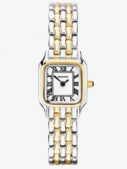 Sekonda Monica Ladies Watch Two Tone with White Dial 40125