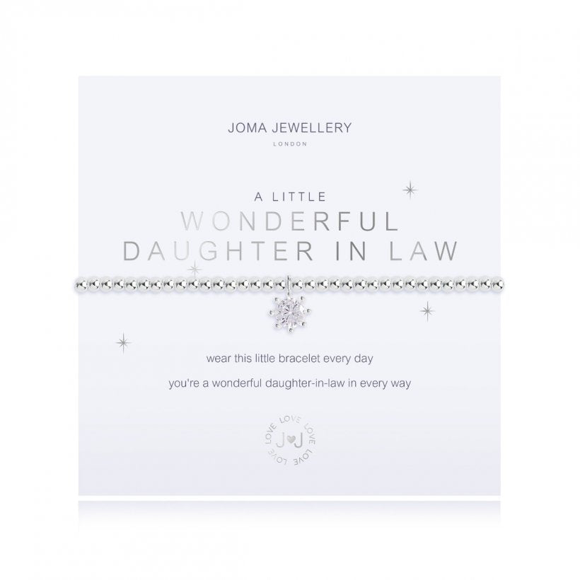 Joma Jewellery A Little Wonderful Daughter In Law Bracelet 3222
