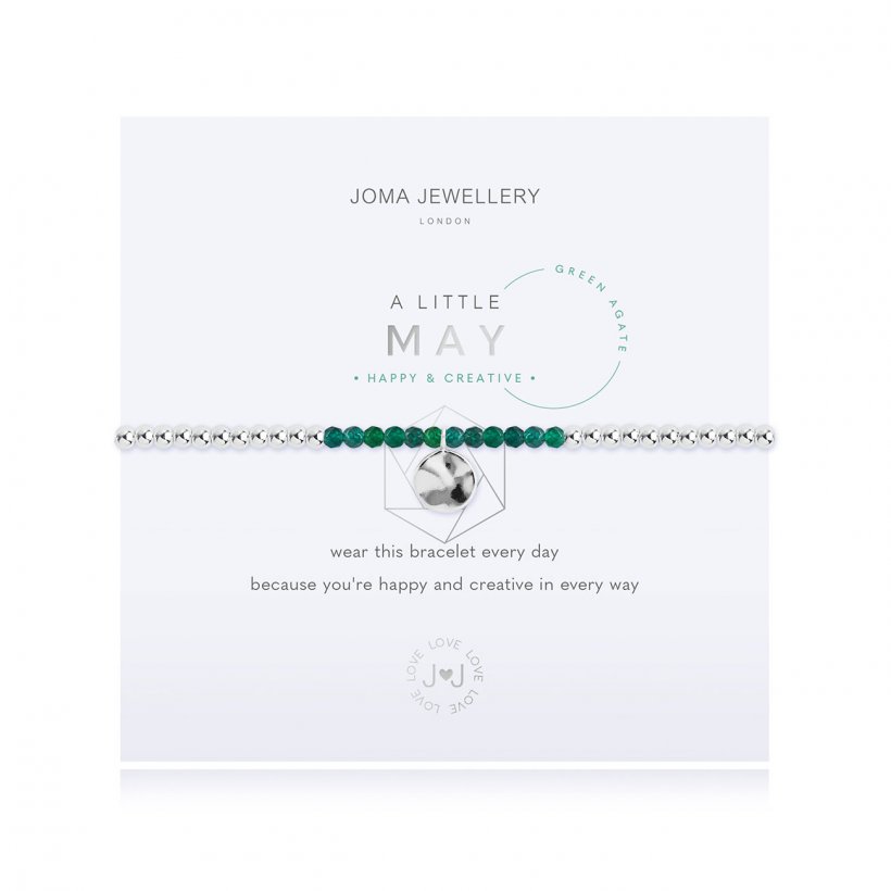 Joma Jewellery A Little Birthstone May Green 3464