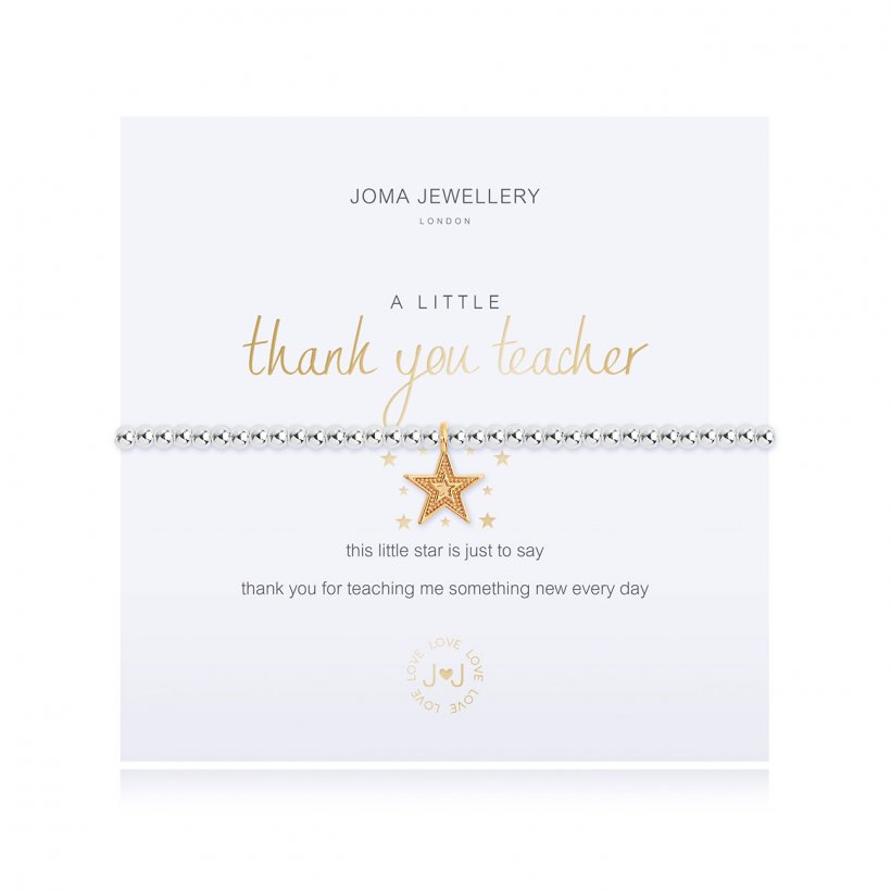 Joma Jewellery A Little Thank You Teacher 3481