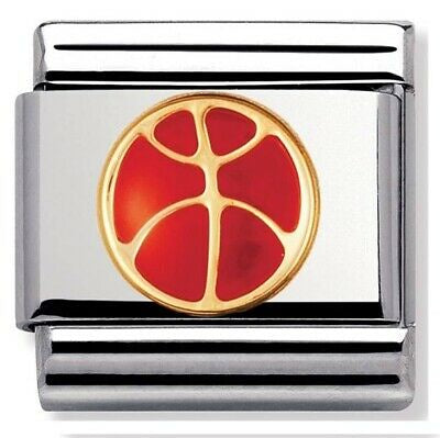 NOMINATION Gold Basketball Charm 030203-08
