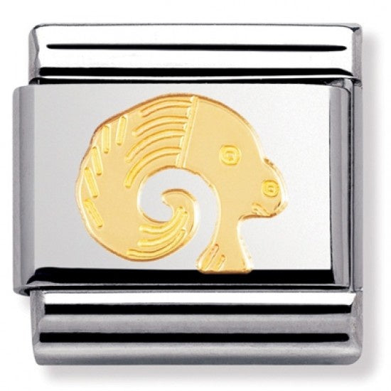 NOMINATION Gold Aries Charm 030104-01