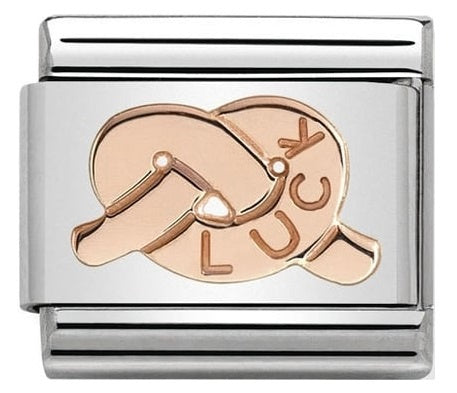 NOMINATION Gold Knot of Luck Charm 430104-30