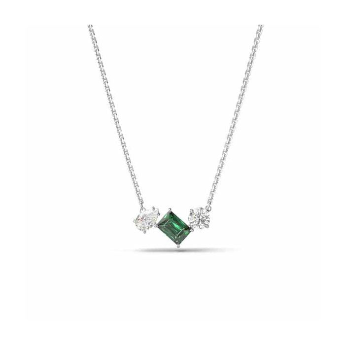 Swarovski Mesmera Pendant Green Rhodium Plated 5668278