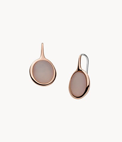 Skagen Ellen Rose Quartz Drop Earrings SKJ1479791