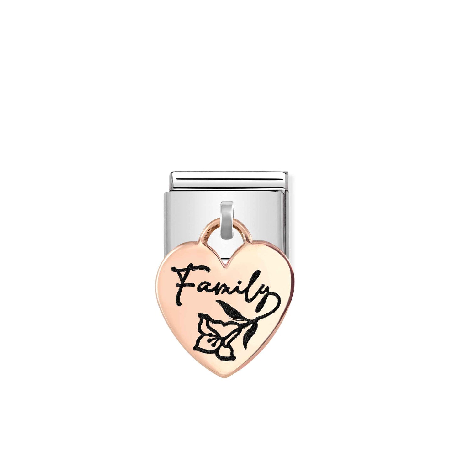 NOMINATION RG Hanging Heart Family 431803-04