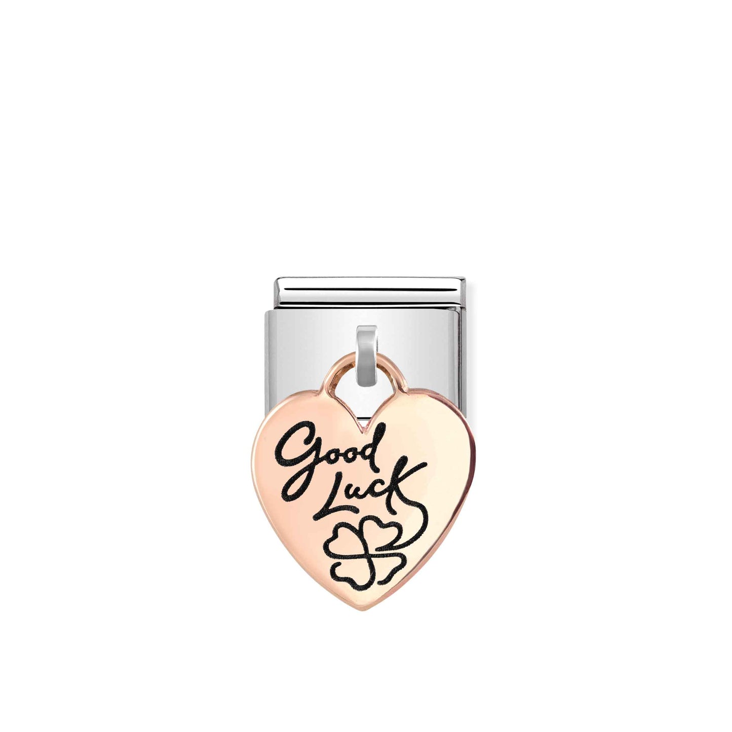 NOMINATION RG Hanging Heart Good Luck 431803-07