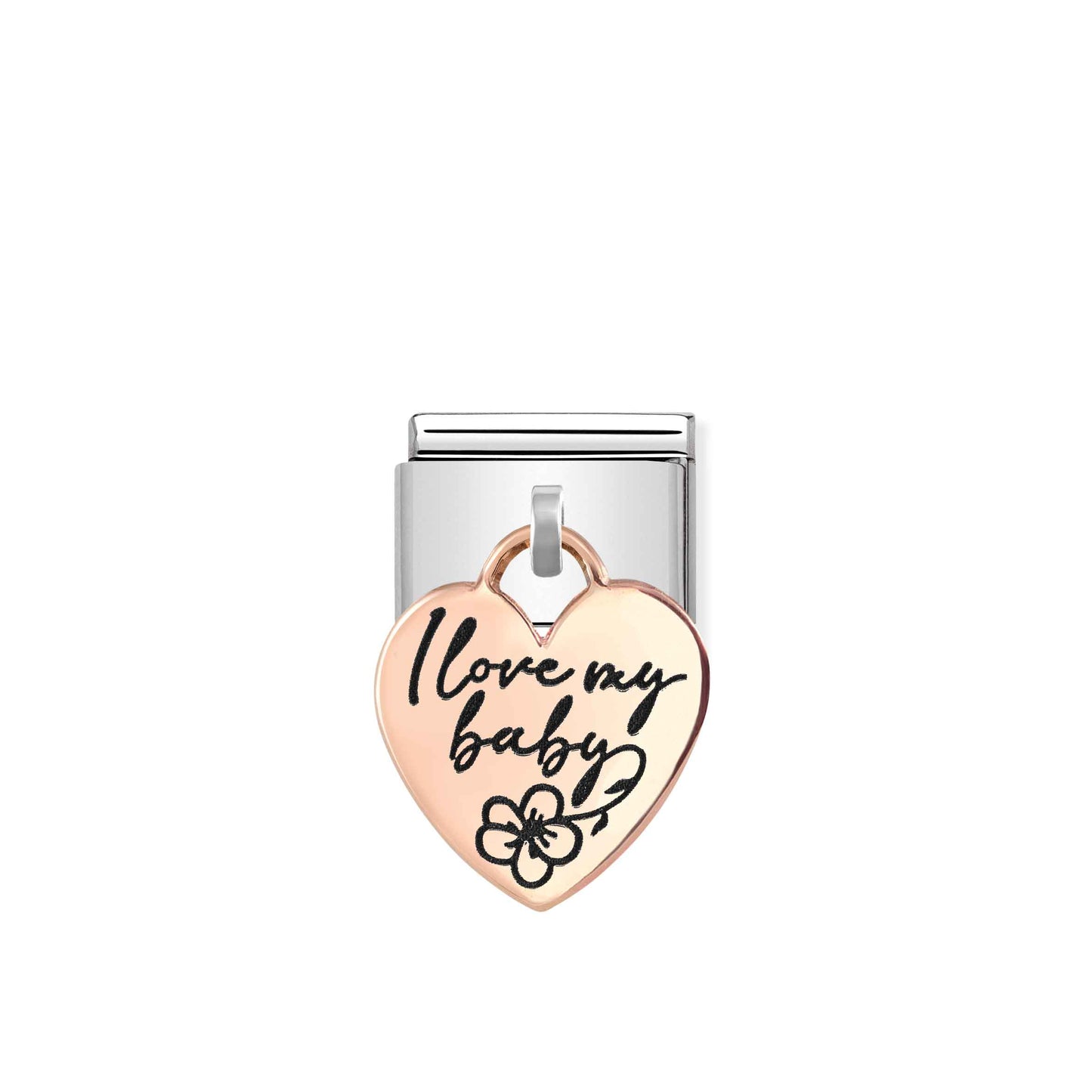 NOMINATION RG Hanging Heart I Love My Baby 431803-08