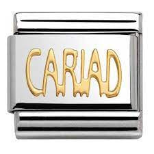 NOMINATION Gold Cariad Charm 030107-20