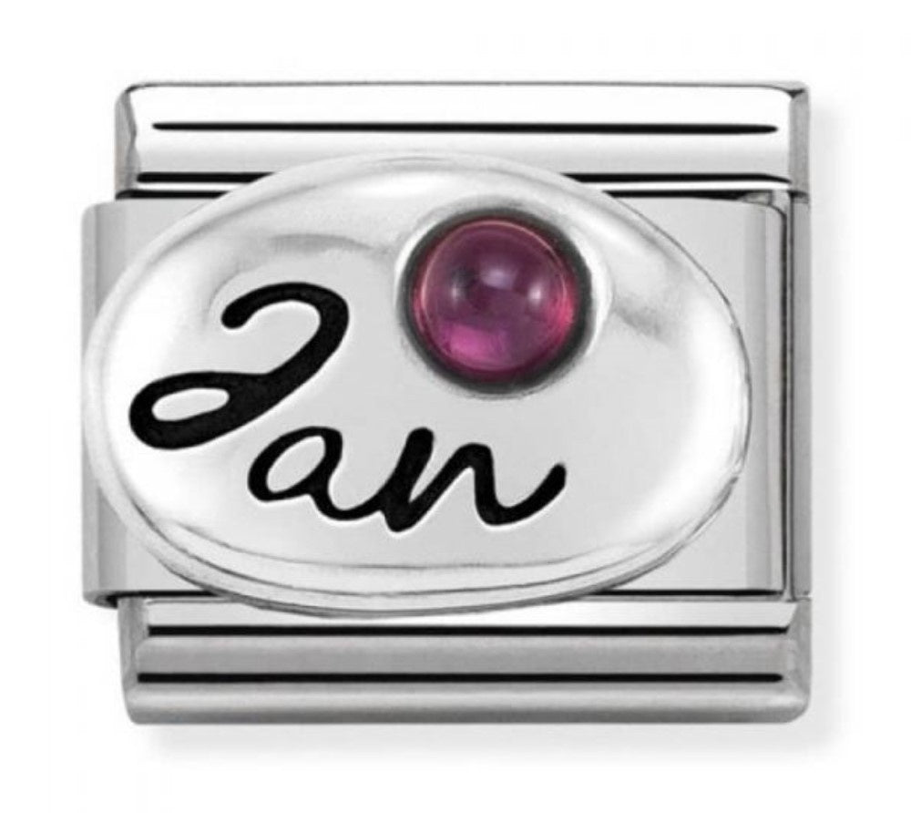 NOMINATION January Garnet Charm 330505-01