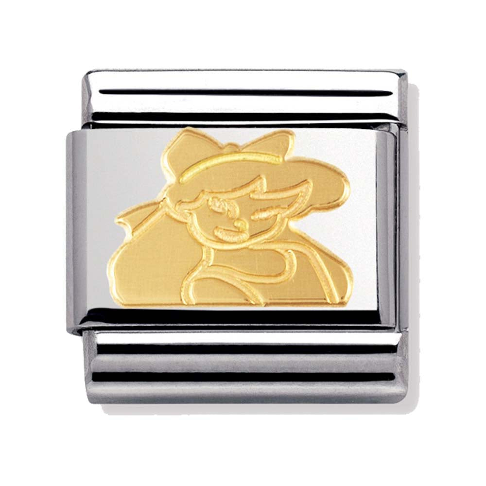 NOMINATION CLASSIC Gold Fantasia Wendy Charm 030149/15