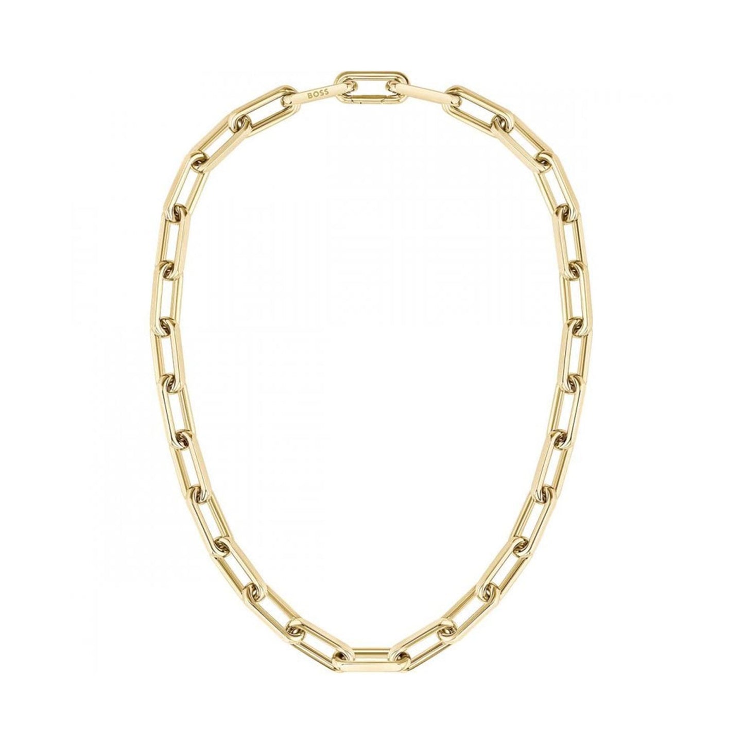 BOSS Ladies Halia Gold Tone Chain Link Necklace 1580579