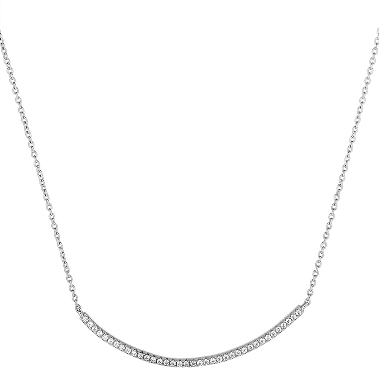 Sif Jakobs Women Silver Necklet Necklace - SJ-C0065-CZ
