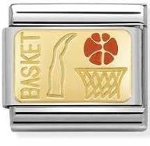 NOMINATION Enamel Gold Basket Charm 030287-09