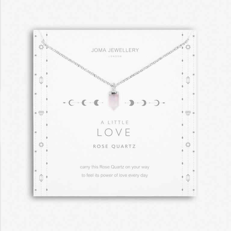 Joma Affirmation Crystal A Little 'Love' Necklace 5264
