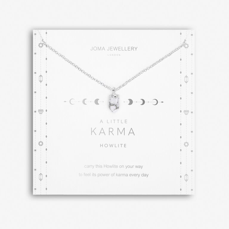 Joma Affirmation Crystal A Little 'Karma' Necklace 5265