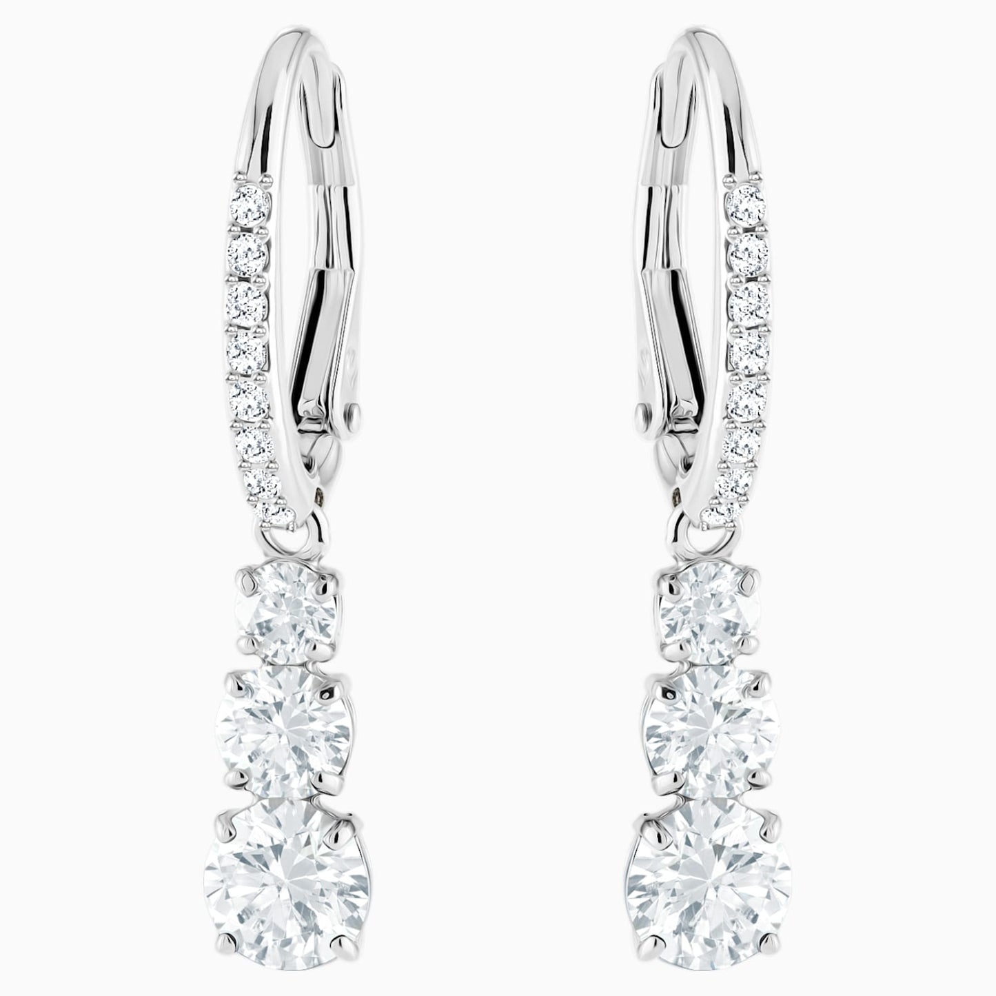 Swarovski Attract Trilogy Round Drop Earrings 5416155