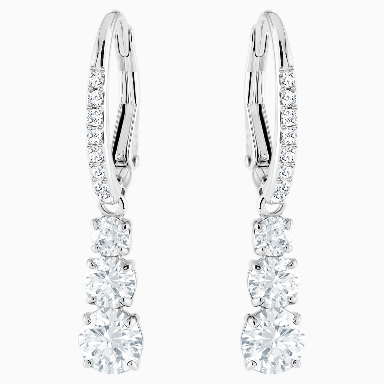 Swarovski Attract Trilogy Round Drop Earrings 5416155