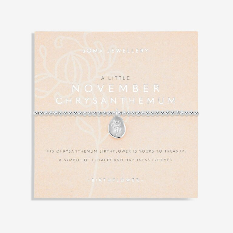 Joma Birthflower A Little November Bracelet 5635