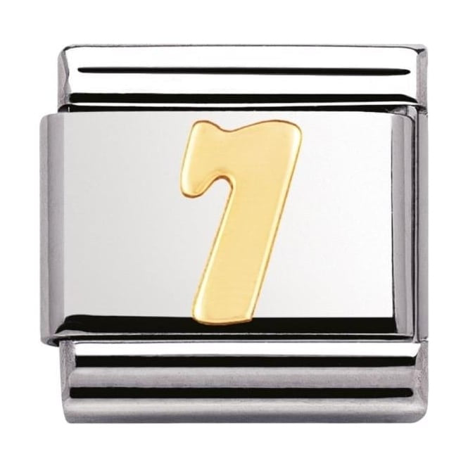 NOMINATION Gold Number 7 Charm 030102-07